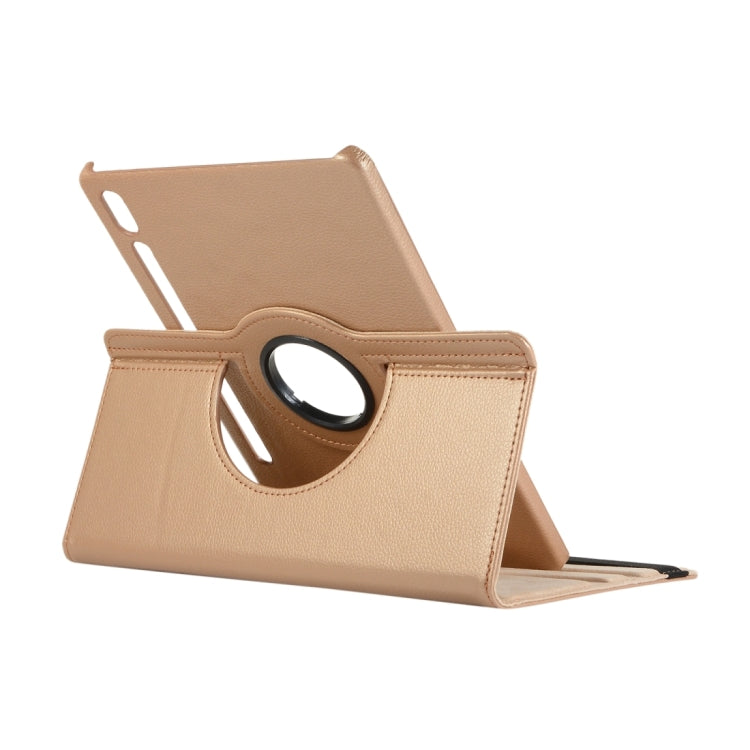 For Samsung Galaxy Tab S9 Ultra Litchi Texture 360 Degrees Rotation Holder Leather Tablet Case(Brown) - Galaxy Tab S9 Ultra Cases by PMC Jewellery | Online Shopping South Africa | PMC Jewellery | Buy Now Pay Later Mobicred