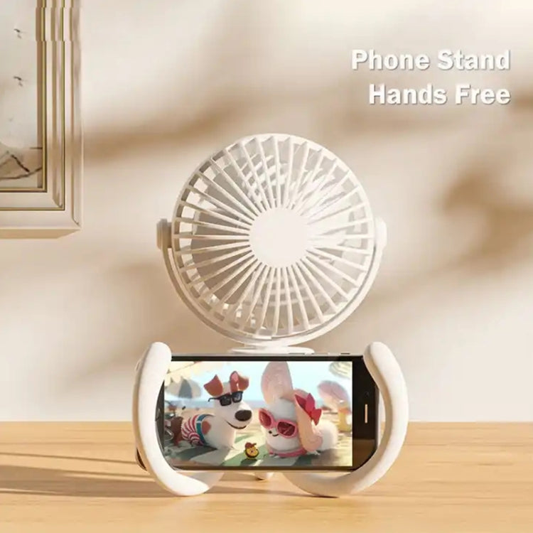 T8 2000mAh Flexible Octopus Tripod Rotatable Portable Fan(Pink) - free shipping - PMC TechLife - Order now!