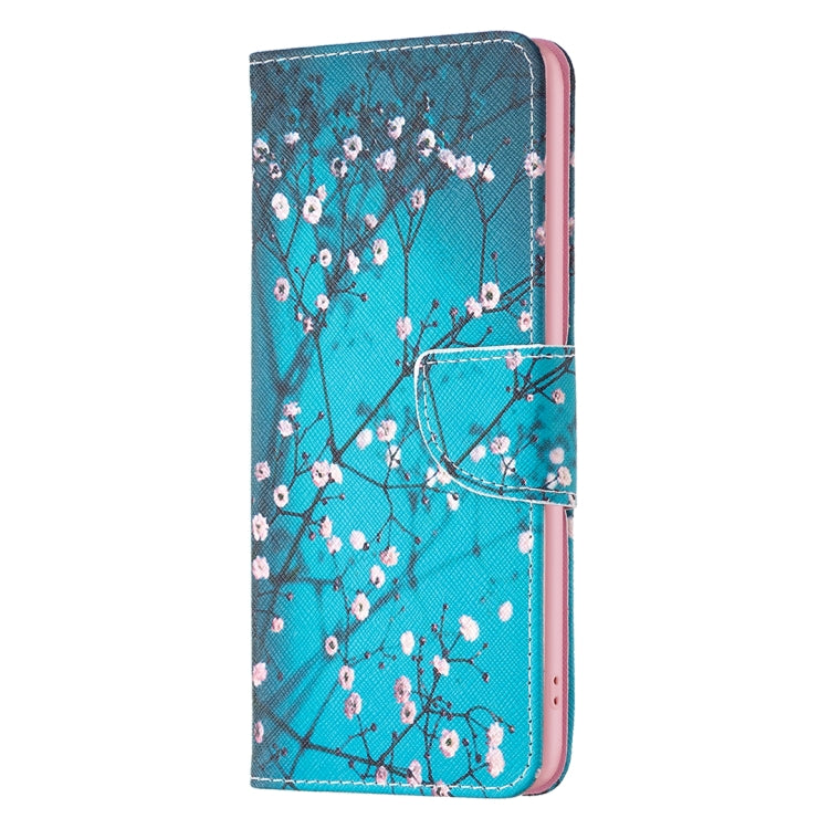 For vivo Y27 4G Colored Drawing Pattern Leather Phone Case(Plum Blossom) - vivo Cases by PMC TechLife | Online Shopping South Africa | PMC TechLife