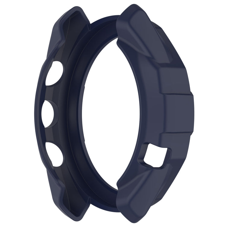 For Garmin Approach S70 47mm Armor Hollow Watch Protective Case(Midnight Blue) - Watch Cases by PMC Jewellery | Online Shopping South Africa | PMC Jewellery
