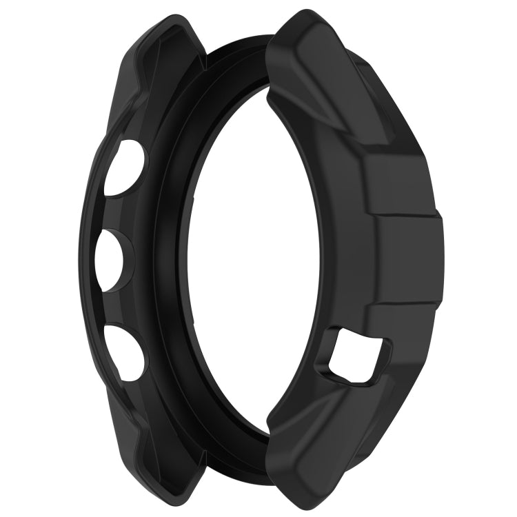 For Garmin Approach S70 42mm Armor Hollow Watch Protective Case(Black) - Watch Cases by PMC Jewellery | Online Shopping South Africa | PMC Jewellery