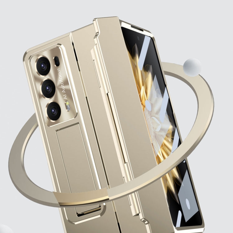 For Honor Magic V2 Integrated Folding Phone Case with Hinge(Rose Gold) - Honor Cases by PMC Jewellery | Online Shopping South Africa | PMC Jewellery | Buy Now Pay Later Mobicred