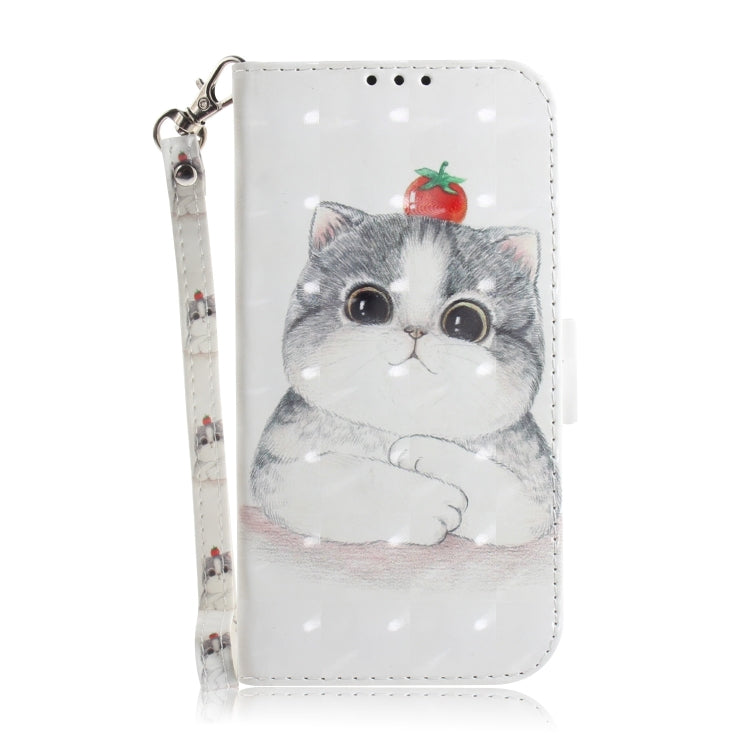 For Honor Magic6 Pro 3D Colored Horizontal Flip Leather Phone Case(Cute Cat) - Honor Cases by PMC Jewellery | Online Shopping South Africa | PMC Jewellery | Buy Now Pay Later Mobicred