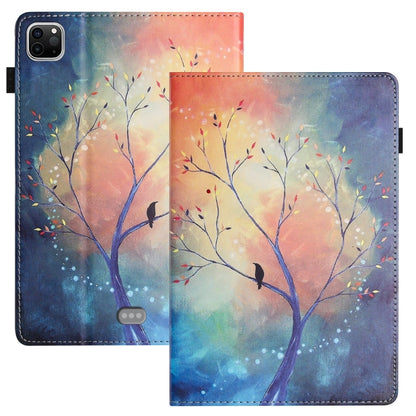 For iPad Pro 11 2024 Sewing Litchi Texture Smart Leather Tablet Case(Oil Painting Tree) - iPad Pro 11 2024 Cases by PMC Jewellery | Online Shopping South Africa | PMC Jewellery | Buy Now Pay Later Mobicred