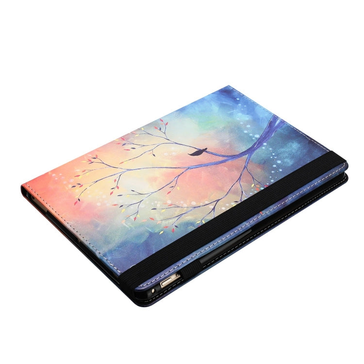 For iPad Pro 11 2024 Sewing Litchi Texture Smart Leather Tablet Case(Oil Painting Tree) - iPad Pro 11 2024 Cases by PMC Jewellery | Online Shopping South Africa | PMC Jewellery | Buy Now Pay Later Mobicred