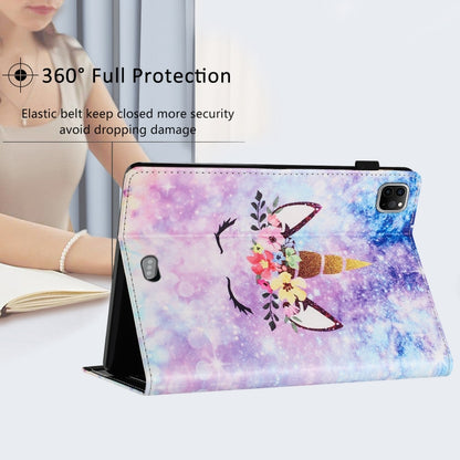 For iPad Pro 11 2024 Sewing Litchi Texture Smart Leather Tablet Case(Smiling Face) - iPad Pro 11 2024 Cases by PMC Jewellery | Online Shopping South Africa | PMC Jewellery | Buy Now Pay Later Mobicred