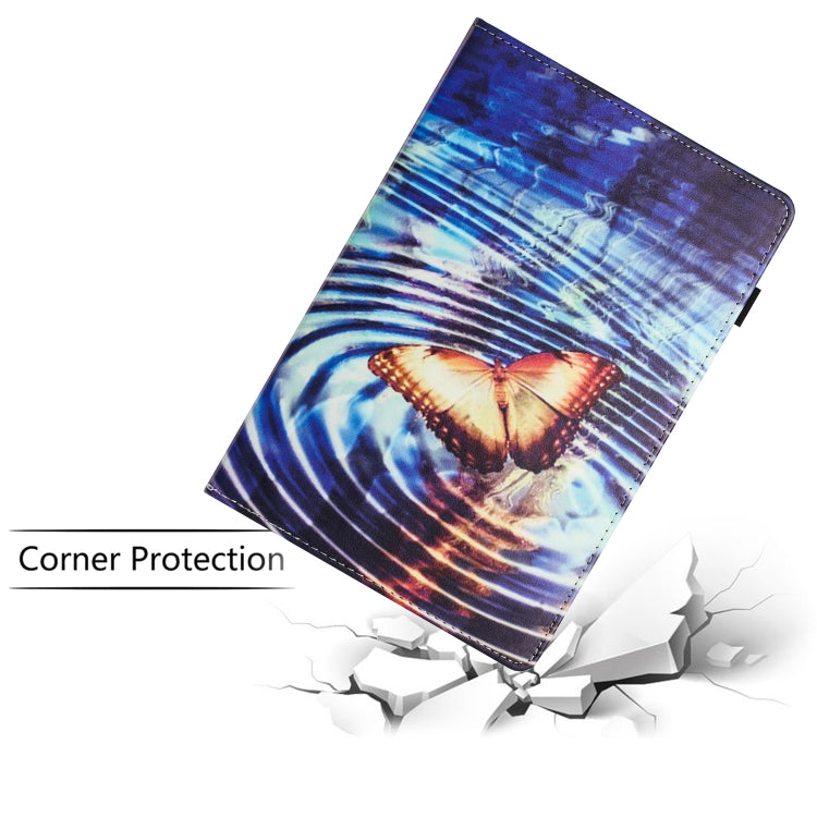 For Amazon Kindle Fire HD 8 2020 2022 Sewing Litchi Texture Smart Leather Tablet Case(Butterfly) - Amazon by PMC TechLife | Online Shopping South Africa | PMC TechLife | Buy Now Pay Later Mobicred