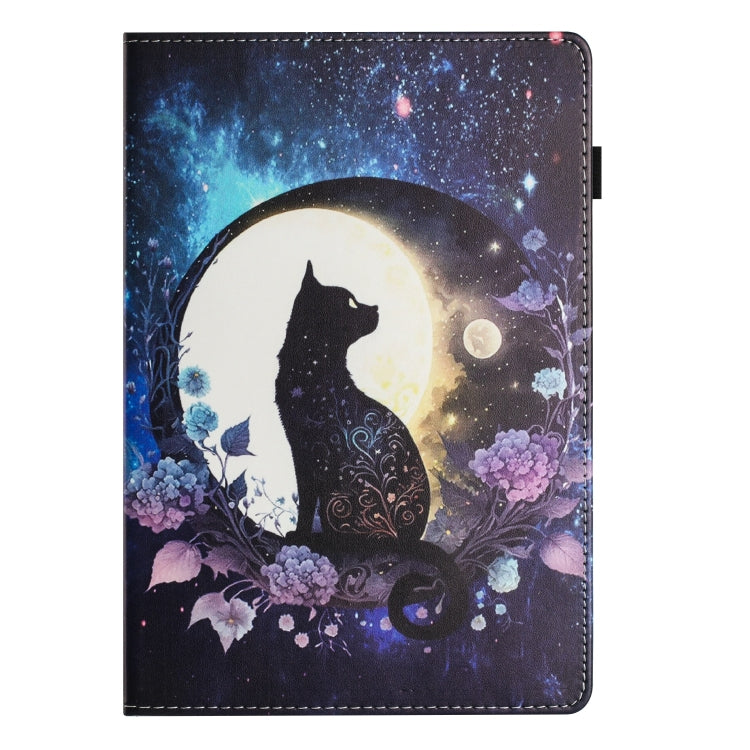 For Amazon Kindle Fire Max 11 2023 Sewing Litchi Texture Smart Leather Tablet Case(Cat) - Amazon by PMC TechLife | Online Shopping South Africa | PMC TechLife | Buy Now Pay Later Mobicred