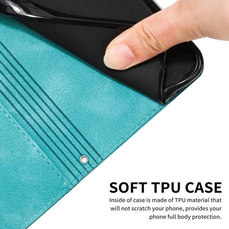 For vivo Y36 Dream Triangle Leather Phone Case with Lanyard(Green) - vivo Cases by PMC TechLife | Online Shopping South Africa | PMC TechLife