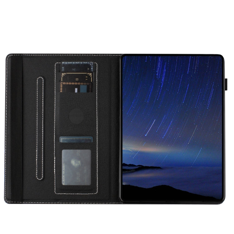 For Lenovo Tab M10 Sewing Litchi Texture Smart Leather Tablet Case(Oil Painting) - Lenovo by PMC TechLife | Online Shopping South Africa | PMC TechLife | Buy Now Pay Later Mobicred