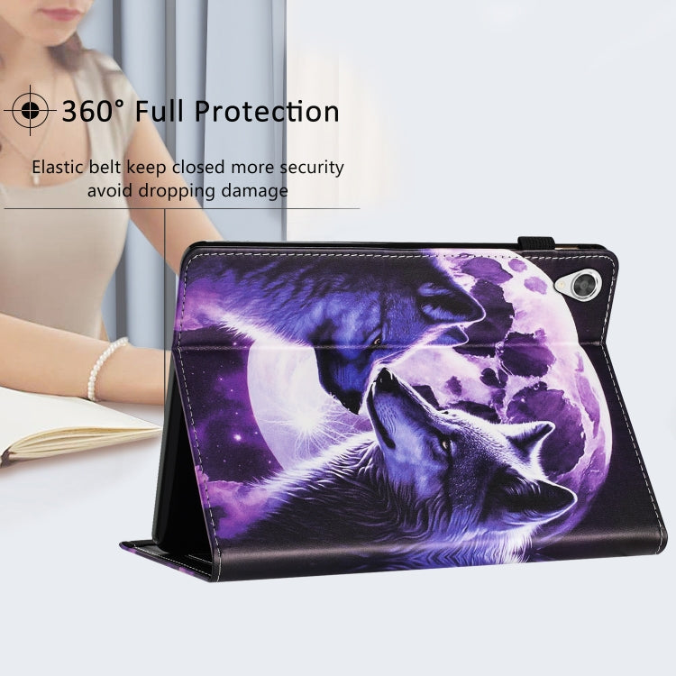 For Lenovo Tab M10 HD Gen 2 Sewing Litchi Texture Smart Leather Tablet Case(Wolf) - Lenovo by PMC TechLife | Online Shopping South Africa | PMC TechLife | Buy Now Pay Later Mobicred