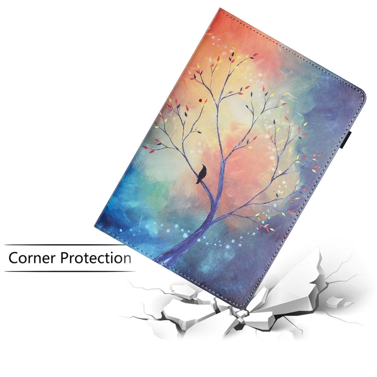 For Lenovo Tab M10 Gen 3 Sewing Litchi Texture Smart Leather Tablet Case(Oil Painting Tree) - Lenovo by PMC TechLife | Online Shopping South Africa | PMC TechLife | Buy Now Pay Later Mobicred