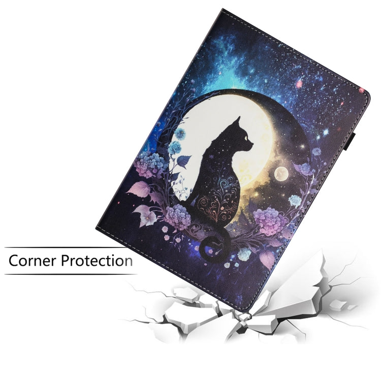 For Lenovo Tab M10 Plus 3rd Gen Sewing Litchi Texture Smart Leather Tablet Case(Cat) - Lenovo by PMC TechLife | Online Shopping South Africa | PMC TechLife | Buy Now Pay Later Mobicred