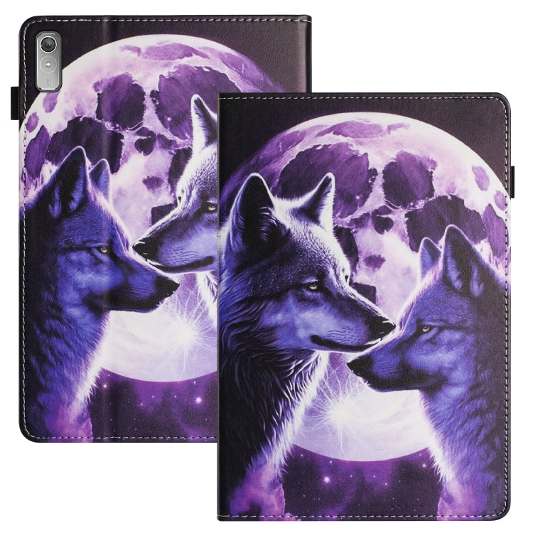 For Lenovo Tab P11 Gen 2 Sewing Litchi Texture Smart Leather Tablet Case(Wolf) - Lenovo by PMC TechLife | Online Shopping South Africa | PMC TechLife | Buy Now Pay Later Mobicred