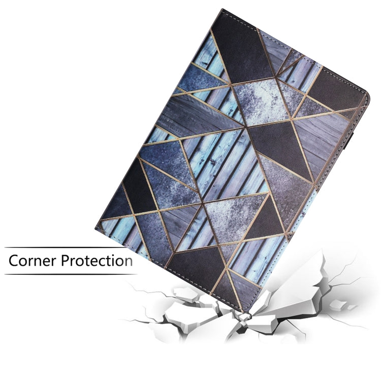 For Huawei MediaPad T3 10 Sewing Litchi Texture Smart Leather Tablet Case(Marble) - Huawei by PMC TechLife | Online Shopping South Africa | PMC TechLife | Buy Now Pay Later Mobicred