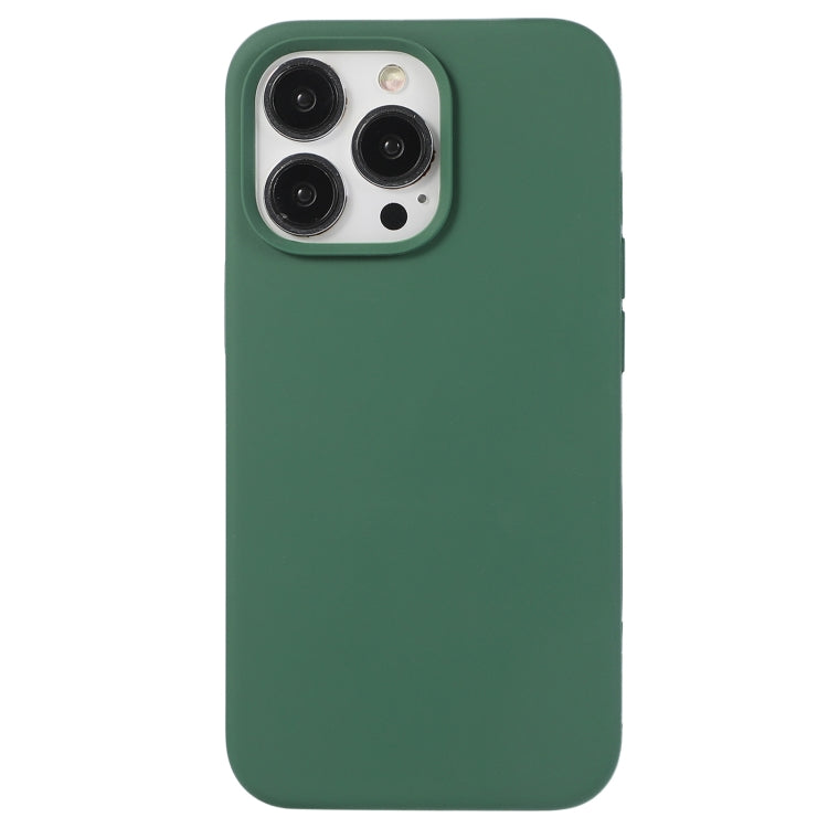 For iPhone 15 Pro Max Liquid Silicone Phone Case(Clover Green) - iPhone 15 Pro Max Cases by PMC TechLife | Online Shopping South Africa | PMC TechLife