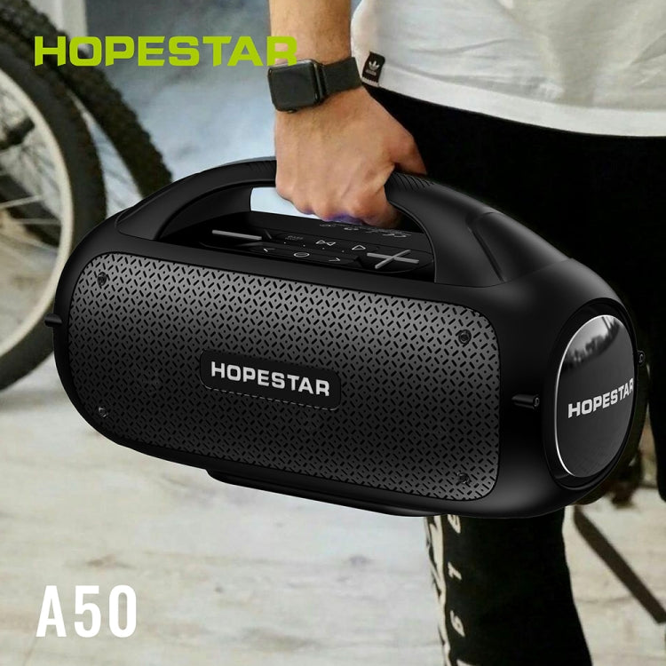 HOPESTAR A50 80W IPX6 Waterproof Portable Bluetooth Speaker Outdoor Subwoofer(Black) - Desktop Speaker by HOPESTAR | Online Shopping South Africa | PMC Jewellery | Buy Now Pay Later Mobicred