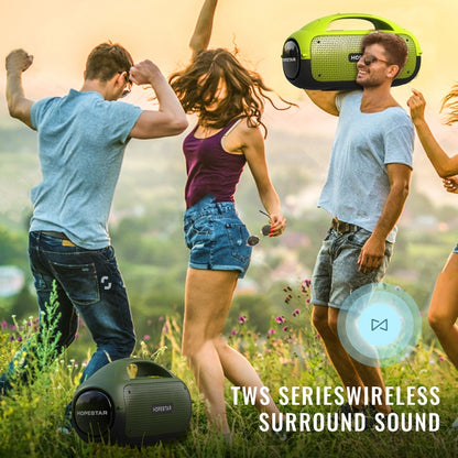 HOPESTAR A50 80W IPX6 Waterproof Portable Bluetooth Speaker Outdoor Subwoofer(Grass Green) - Desktop Speaker by HOPESTAR | Online Shopping South Africa | PMC Jewellery | Buy Now Pay Later Mobicred