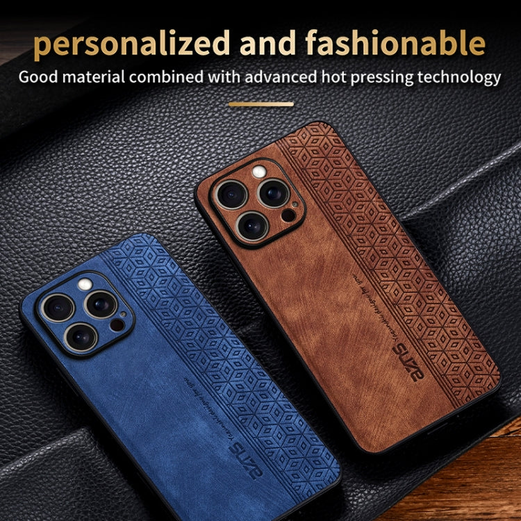 For iPhone 16 Pro AZNS 3D Embossed Skin Feel Phone Case(Brown) - iPhone 16 Pro Cases by AZNS | Online Shopping South Africa | PMC Jewellery | Buy Now Pay Later Mobicred