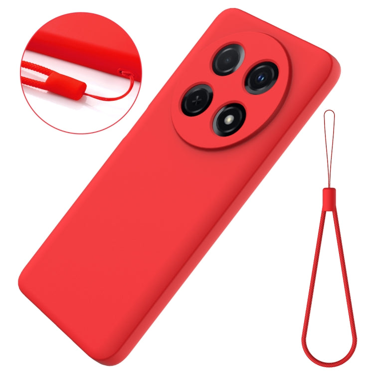 For Huawei nova 12i Solid Color Liquid Silicone Dropproof Full Coverage Protective Case(Red) - Huawei Cases by PMC TechLife | Online Shopping South Africa | PMC TechLife | Buy Now Pay Later Mobicred