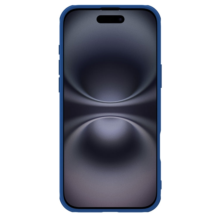 For iPhone 16 Plus NILLKIN CamShield Pro PC Phone Case(Blue) - iPhone 16 Plus Cases by NILLKIN | Online Shopping South Africa | PMC Jewellery | Buy Now Pay Later Mobicred