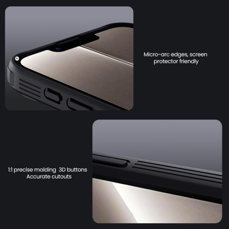 For iPhone 16e NILLKIN CamShield Pro PC Phone Case(Black) - iPhone 16e Cases by NILLKIN | Online Shopping South Africa | PMC TechLife | Buy Now Pay Later Mobicred