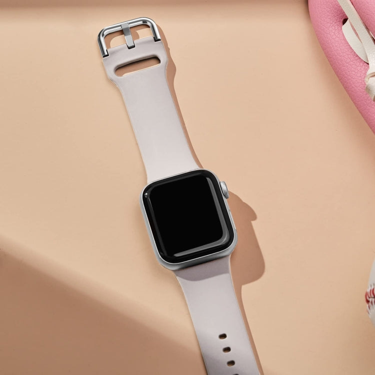 For Apple Watch Series 2 38mm Pin Buckle Silicone Watch Band(Starlight) - free shipping - PMC TechLife - Order now!
