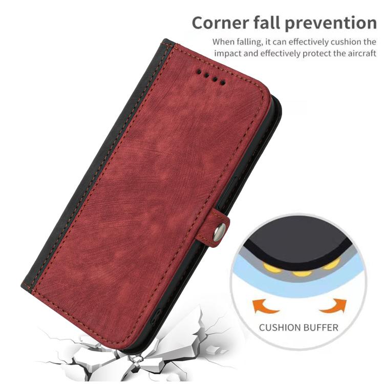 For iPhone 17 Pro Max Side Buckle Double Fold Hand Strap Leather Phone Case(Red) - free shipping - PMc TechLife - Order now!