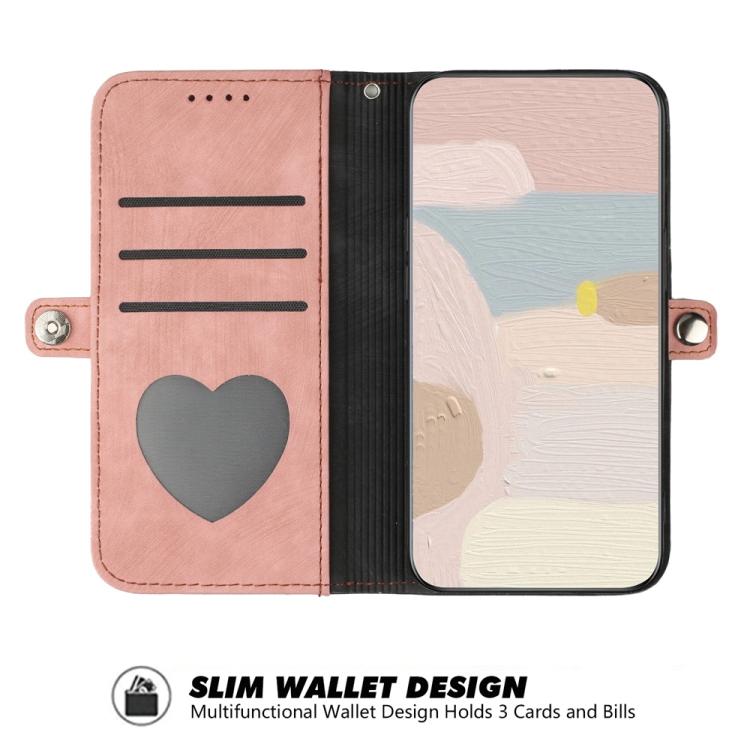 For iPhone 17 Pro Max Side Buckle Double Fold Hand Strap Leather Phone Case(Pink) - free shipping - PMc TechLife - Order now!