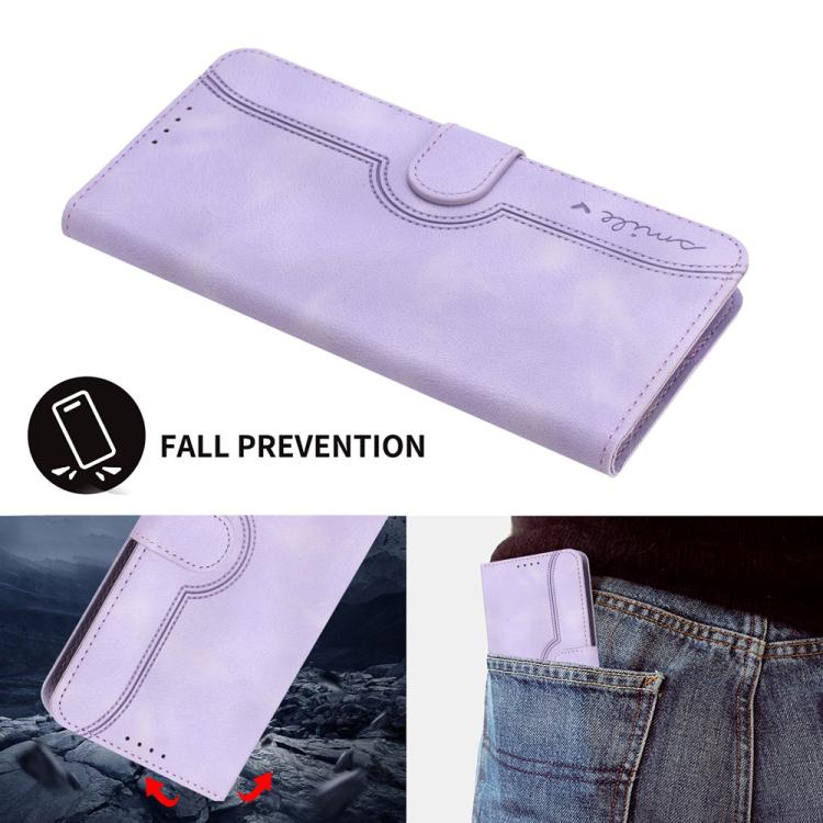For iPhone 17 Heart Pattern Skin Feel Leather Phone Case(Purple) - free shipping - PMc TechLife - Order now!