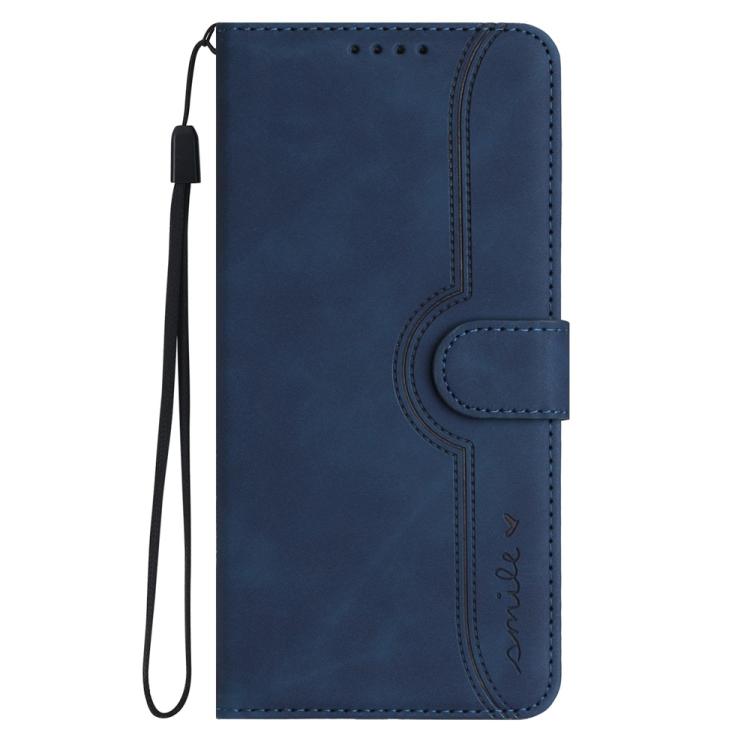 For iPhone 17 Pro Max Heart Pattern Skin Feel Leather Phone Case(Royal Blue) - free shipping - PMc TechLife - Order now!