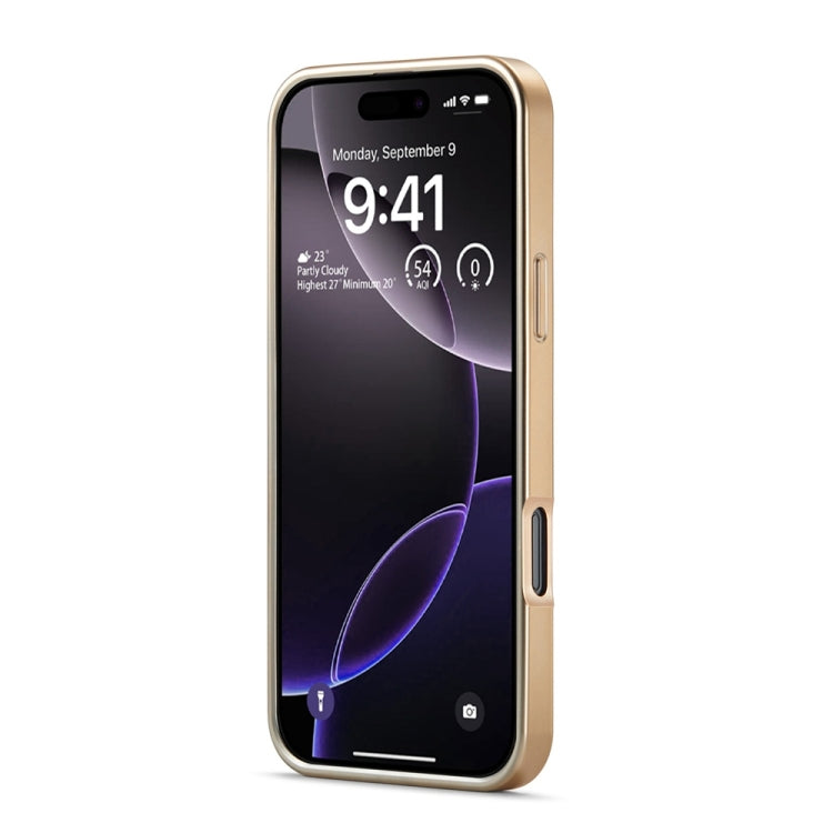 For iPhone 16 Pro Max Fierre Shann Python Texture Electroplating PU Phone Case(White) - free shipping - PMC Jewellery - Order now!