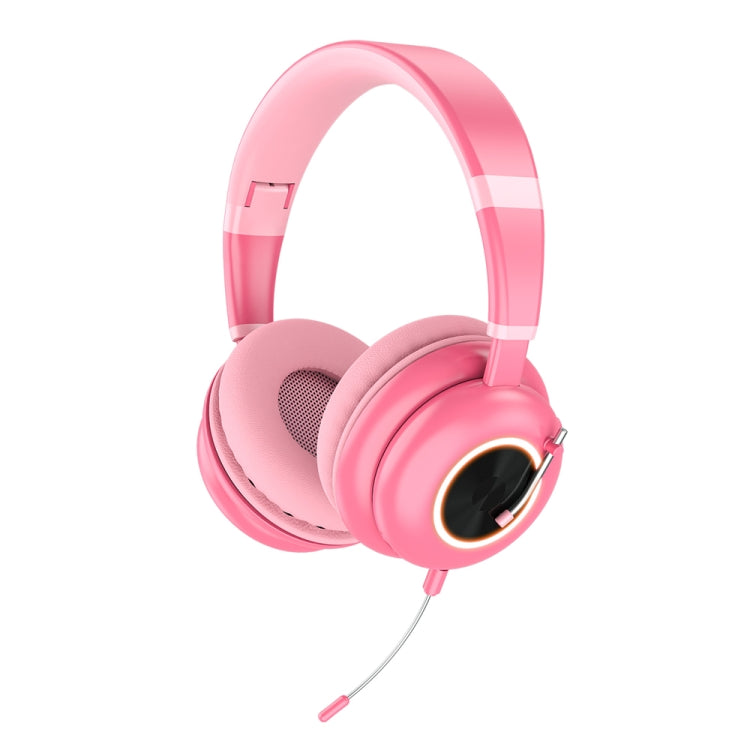 T&G KE-29 Foldable Wireless Headset with Microphone(Pink) - Multimedia Headset by T&G | Online Shopping South Africa | PMC Jewellery | Buy Now Pay Later Mobicred