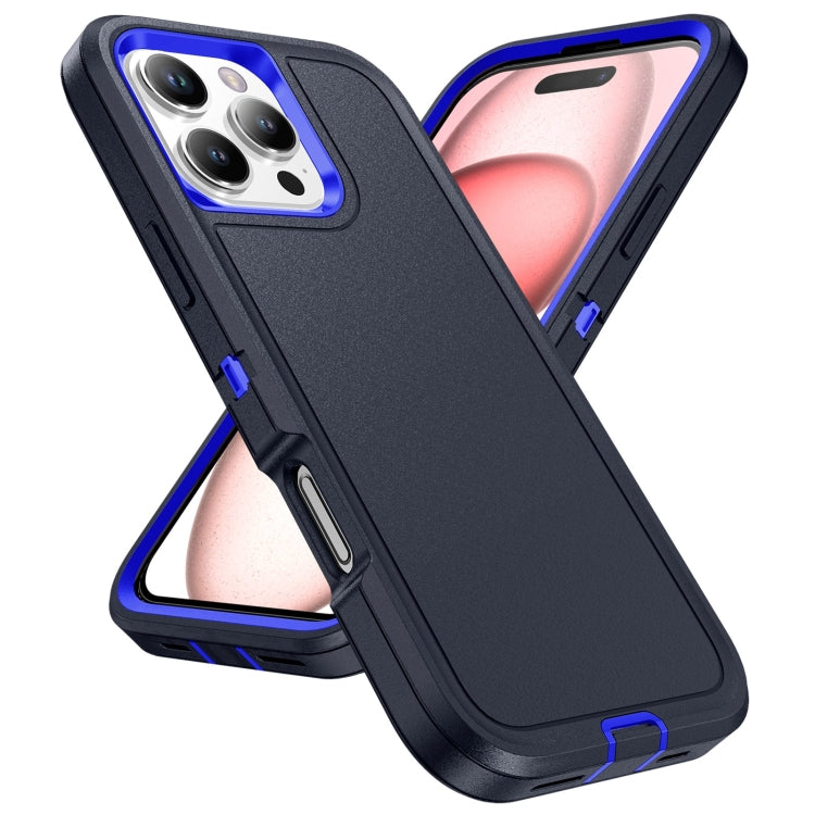 For iPhone 16 Pro Life Waterproof Rugged Phone Case(Dark Blue + Royal Blue) - iPhone 16 Pro Cases by PMC TechLife | Online Shopping South Africa | PMC TechLife | Buy Now Pay Later Mobicred