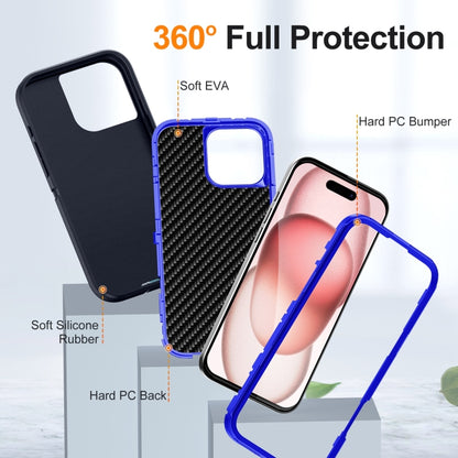 For iPhone 16 Pro Life Waterproof Rugged Phone Case(Dark Blue + Royal Blue) - iPhone 16 Pro Cases by PMC Jewellery | Online Shopping South Africa | PMC Jewellery | Buy Now Pay Later Mobicred