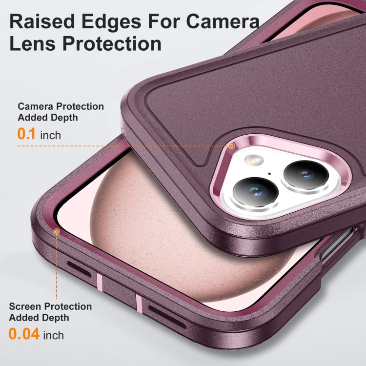 For iPhone 16 Plus Life Waterproof Rugged Phone Case(Purple + Pink) - iPhone 16 Plus Cases by PMC TechLife | Online Shopping South Africa | PMC TechLife | Buy Now Pay Later Mobicred