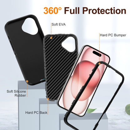 For iPhone 16 Life Waterproof Rugged Phone Case(Black) - iPhone 16 Cases by PMC Jewellery | Online Shopping South Africa | PMC Jewellery | Buy Now Pay Later Mobicred