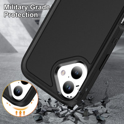 For iPhone 16 Life Waterproof Rugged Phone Case(Black) - iPhone 16 Cases by PMC Jewellery | Online Shopping South Africa | PMC Jewellery | Buy Now Pay Later Mobicred