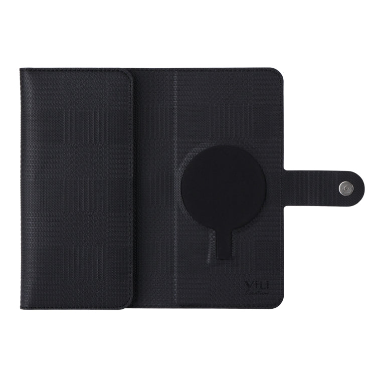 For iPhone 15 Plus ViLi GHB Series MagSafe Magnetic Zipper Leather Phone Case(Black) - free shipping - PMC Jewellery - Order now!