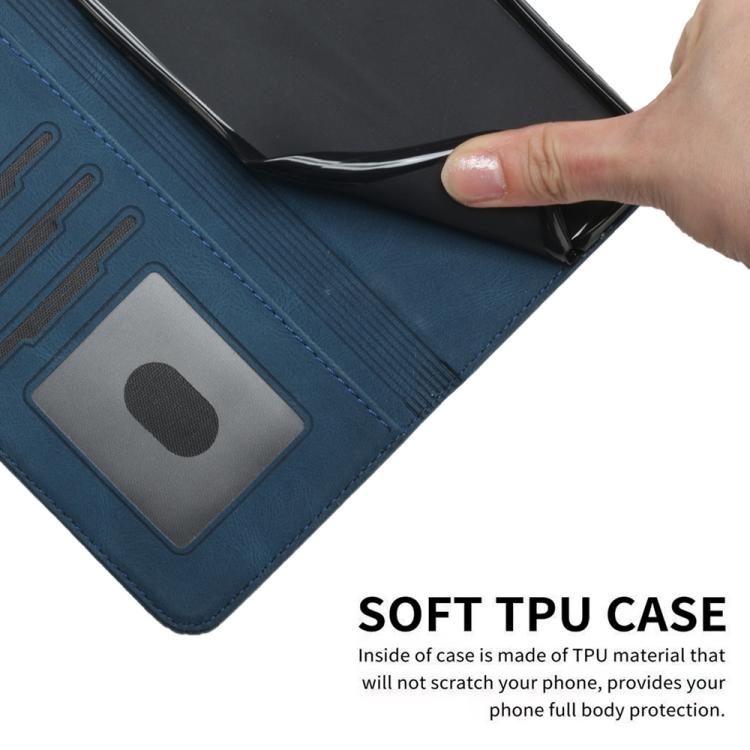 For iPhone 17 Cubic Skin Feel Flip Leather Phone Case(Blue) - free shipping - PMc TechLife - Order now!