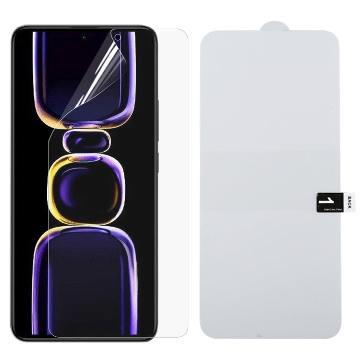 For Xiaomi Redmi K70 / K70E Full Screen Protector Explosion-proof Hydrogel Film - K70 Tempered Glass by PMC Jewellery | Online Shopping South Africa | PMC Jewellery | Buy Now Pay Later Mobicred