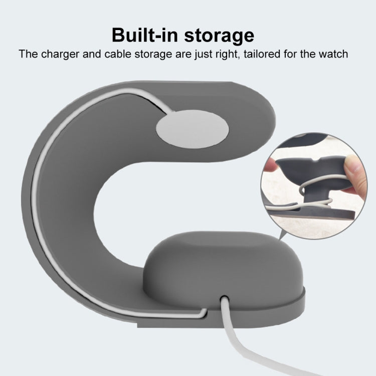 For Apple Watch Series Smart Watch U-shaped Silicone Charging Holder(Colorful) - Charger / Holder by PMC TechLife | Online Shopping South Africa | PMC TechLife | Buy Now Pay Later Mobicred