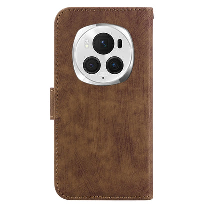 For Honor Magic6 Pro Little Tiger Embossed Leather Phone Case(Brown) - Honor Cases by PMC Jewellery | Online Shopping South Africa | PMC Jewellery | Buy Now Pay Later Mobicred