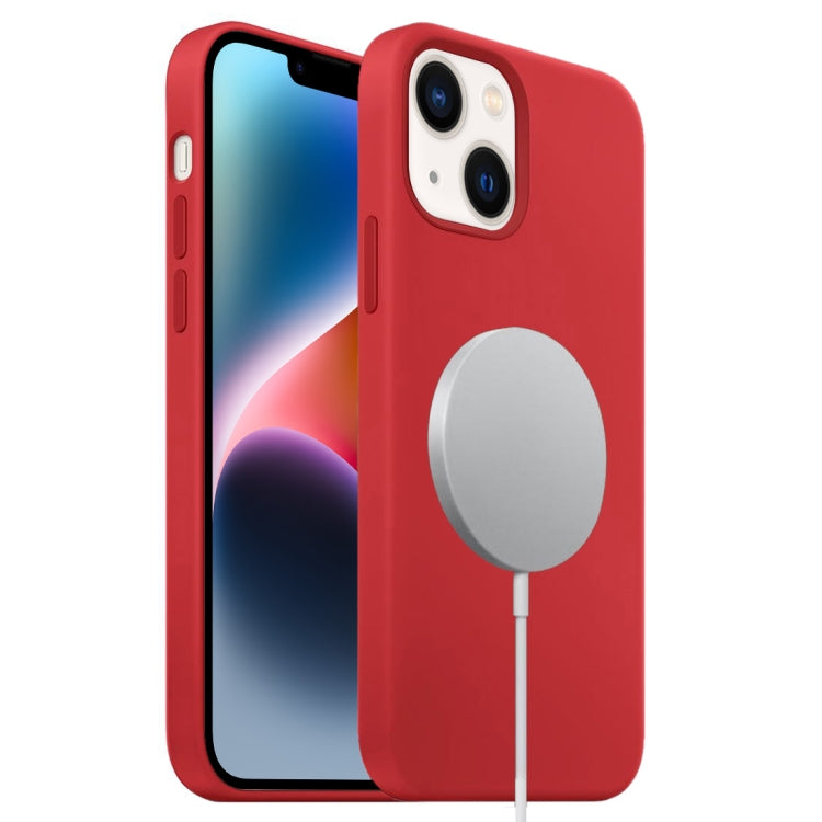 For iPhone 15 Plus Liquid Silicone Full Coverage MagSafe Phone Case(Red) - free shipping - PMC TechLife - Order now!