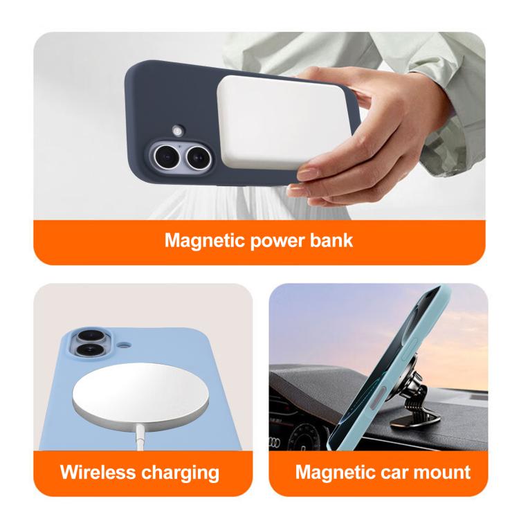 For iPhone 13 mini Liquid Silicone Full Coverage MagSafe Phone Case(White) - free shipping - PMC TechLife - Order now!