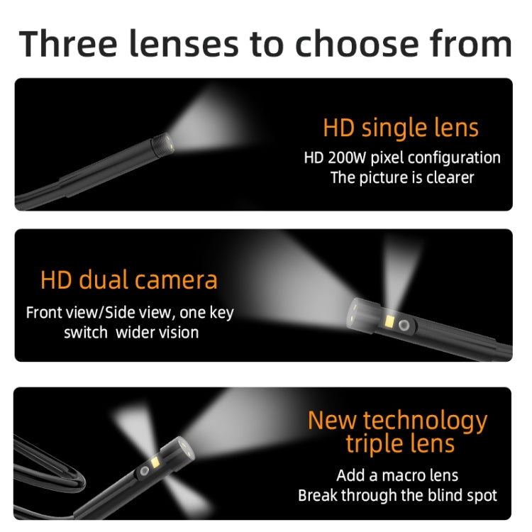 T23 5.5mm Single Lens 7 inch Screen Industrial Endoscope, Spec:2m Tube -  by PMC TechLife | Online Shopping South Africa | PMC TechLife | Buy Now Pay Later Mobicred