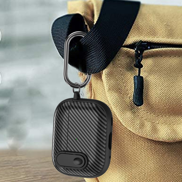 For AirPods 3 Carbon Fiber Texture Wireless Earphones Case with Security Lock(Green) - For AirPods 3 by PMC Jewellery | Online Shopping South Africa | PMC Jewellery | Buy Now Pay Later Mobicred