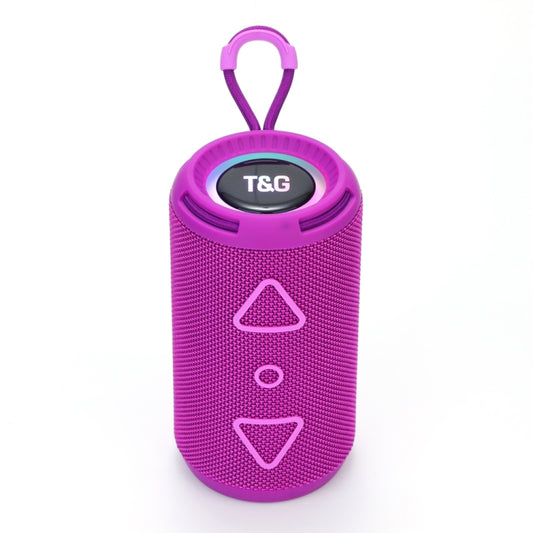 T&G TG-656 Portable Wireless 3D Stereo Subwoofer Bluetooth Speaker Support FM / LED Atmosphere Light(Purple) - Desktop Speaker by T&G | Online Shopping South Africa | PMC Jewellery | Buy Now Pay Later Mobicred