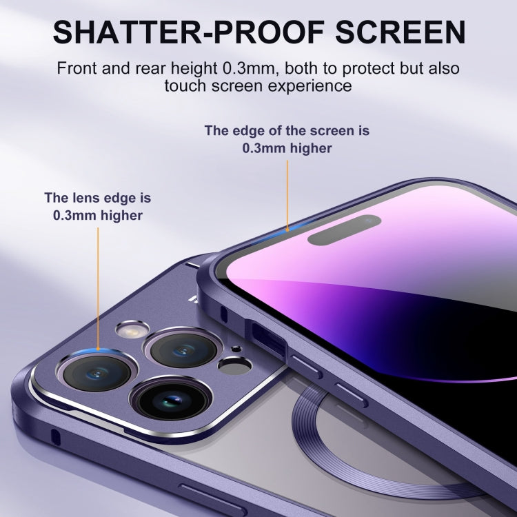 For iPhone 13 Pro Aromatherapy Holder Single-sided MagSafe Magnetic Phone Case(Black) - iPhone 13 Pro Cases by PMc TechLife | Online Shopping South Africa | PMc TechLife | Buy Now Pay Later Mobicred