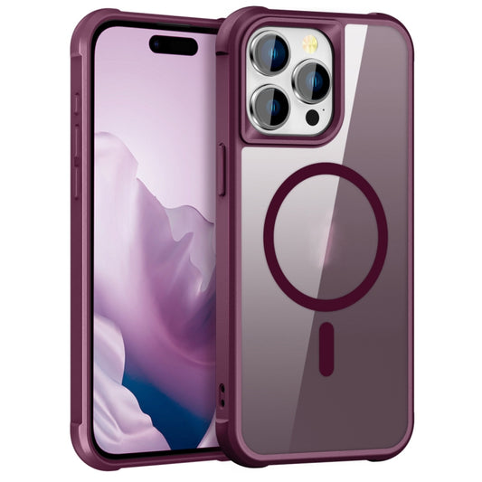 For iPhone 15 Pro MagSafe Magnetic Phone Case(Wine Red) - iPhone 15 Pro Cases by PMC Jewellery | Online Shopping South Africa | PMC Jewellery